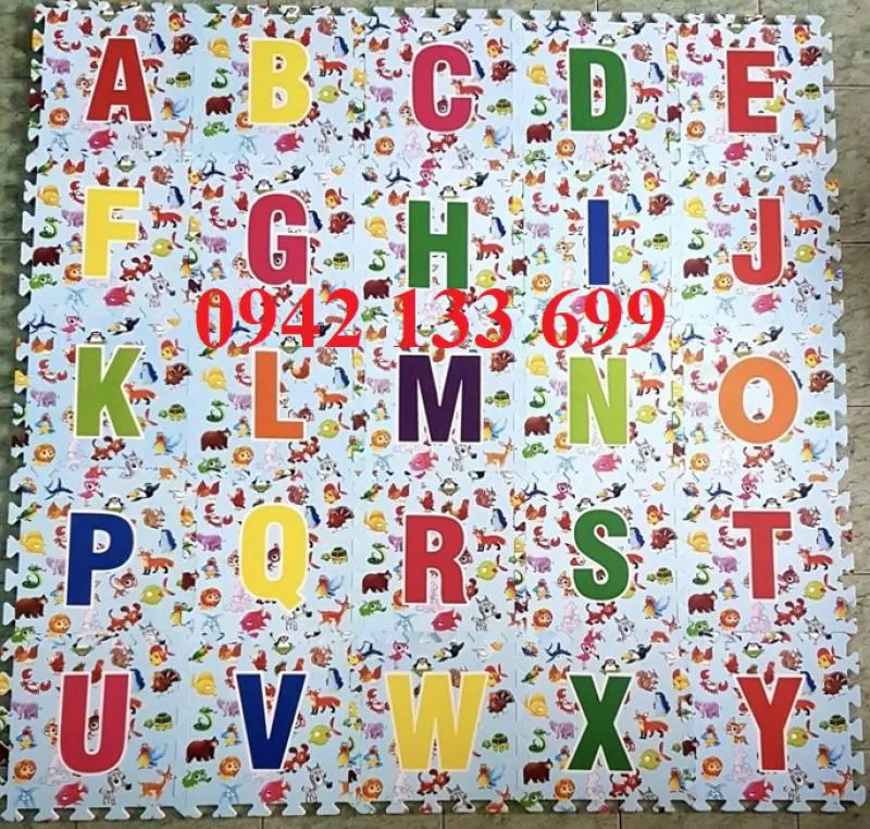 Thảm Xốp Hình Chữ Scan 