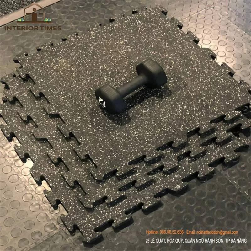 Thảm cao su lót sàn phòng Gym - Nội Thất Thời Đại