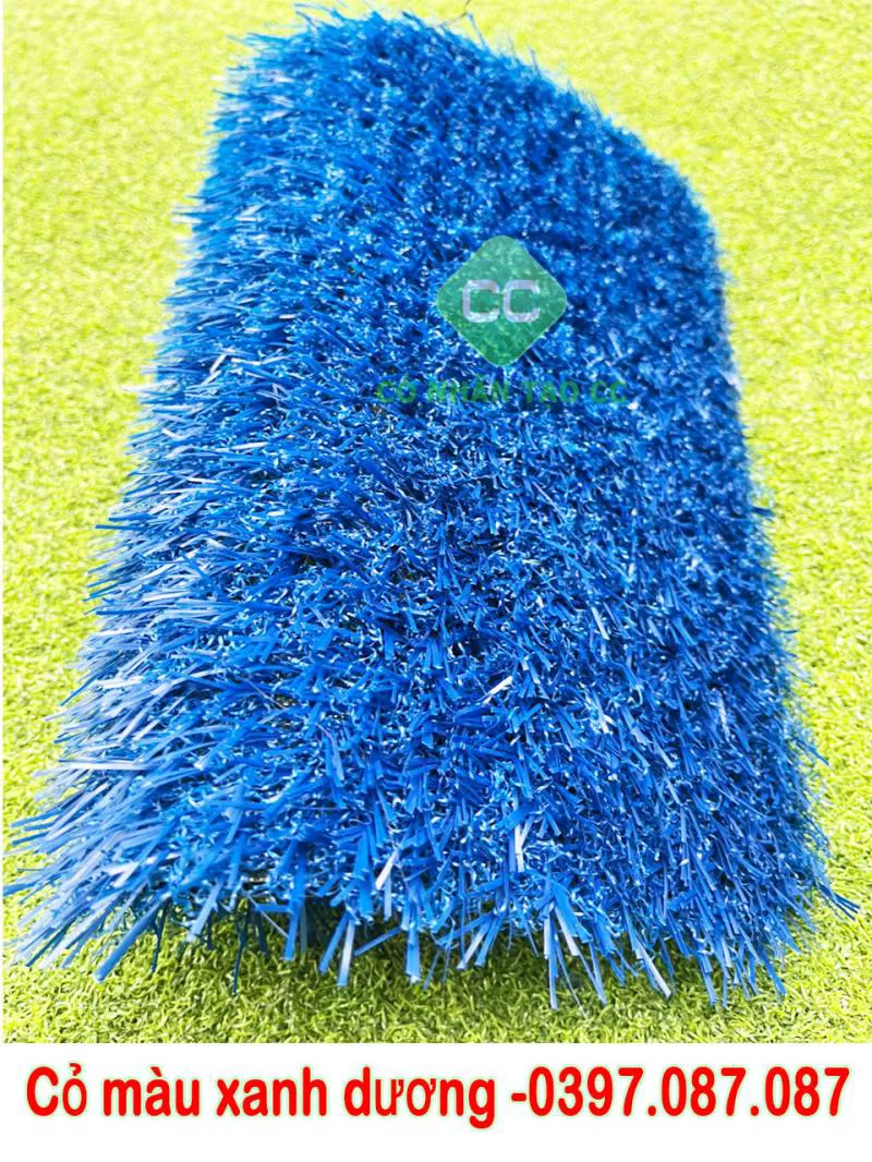 CỎ NHÂN TẠO MÀU XANH DƯƠNG