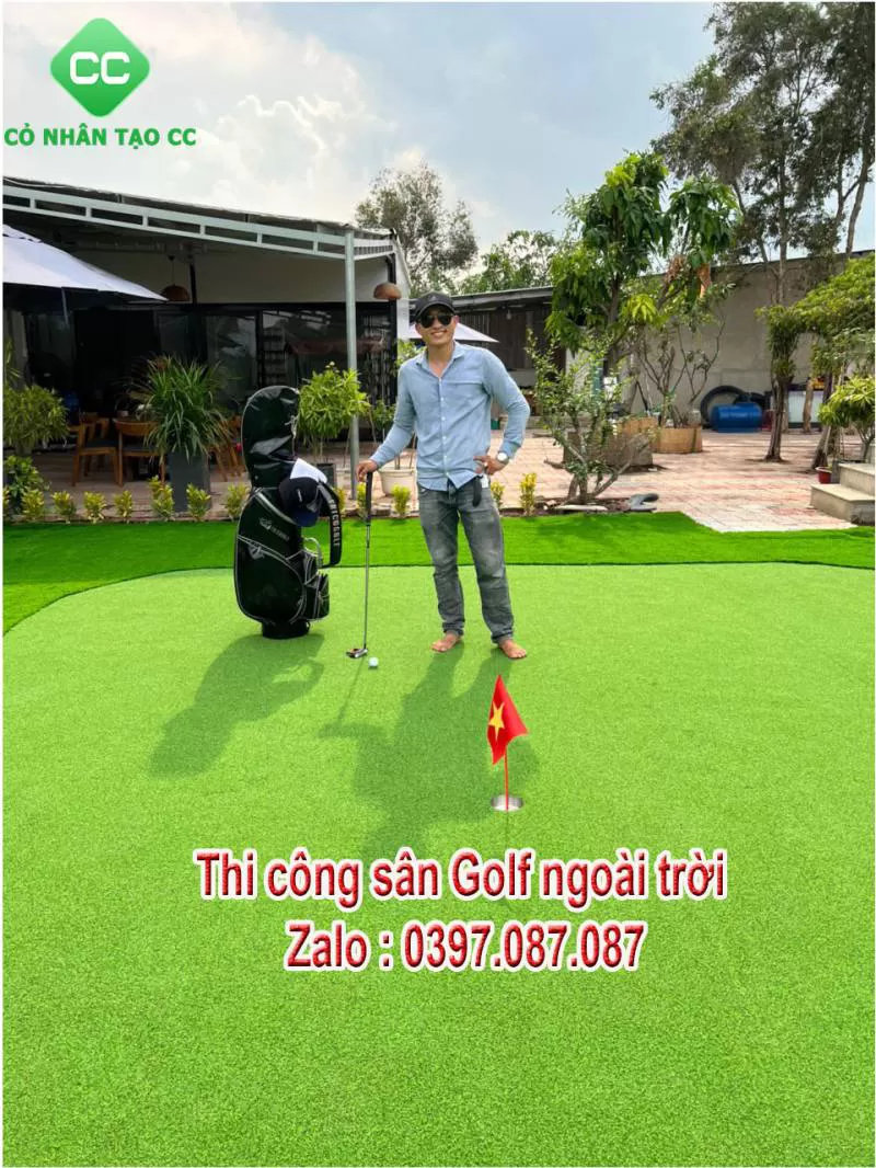 Cỏ nhân tạo sân Golf Quận 2 Hồ Chí Minh