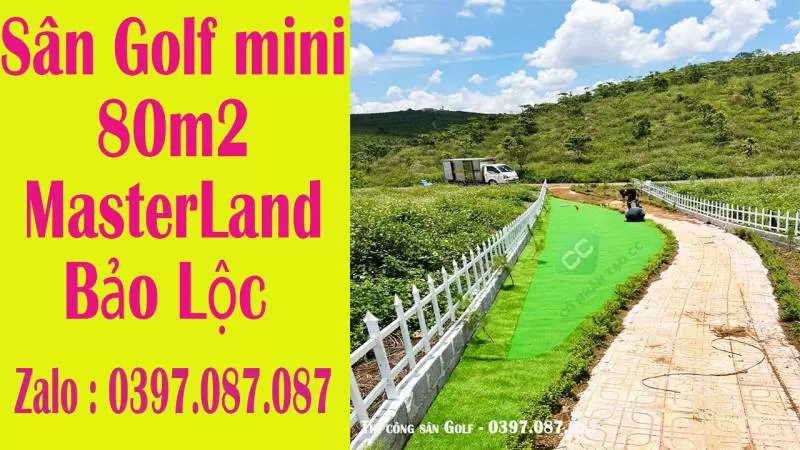 Thi công sân tập Golf chuyên nghiệp đẹp lạ