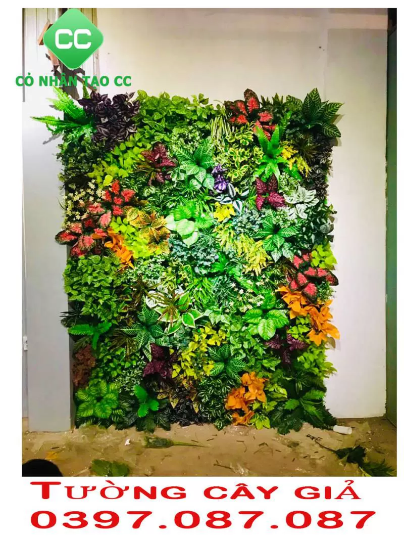 Tường cây giả Quận 3 Hồ Chí Minh