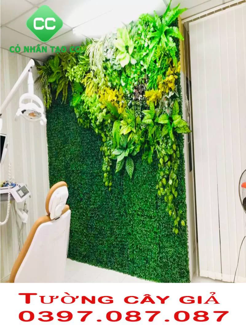 Tường cây giả Quận 4 Hồ Chí Minh