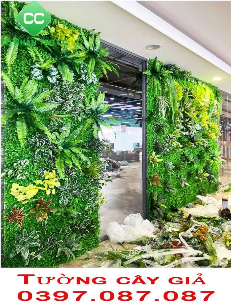 Tường cây giả Quận Tân Phú Hồ Chí Minh