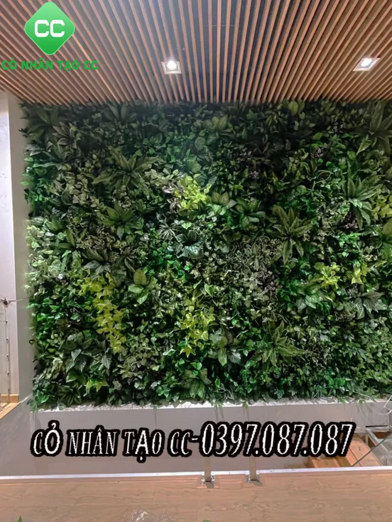 Thi công tường cây giả Nha Trang Khánh Hòa