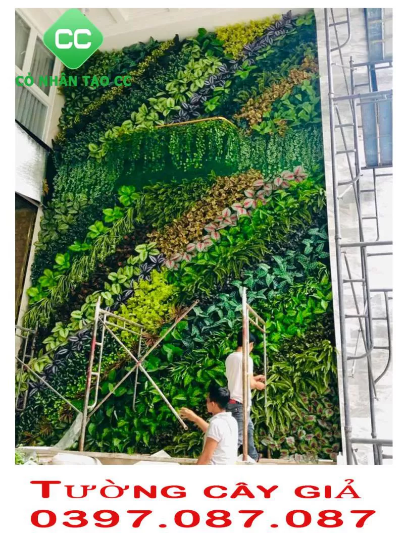 Tường cây giả Quận 8 Hồ Chí Minh