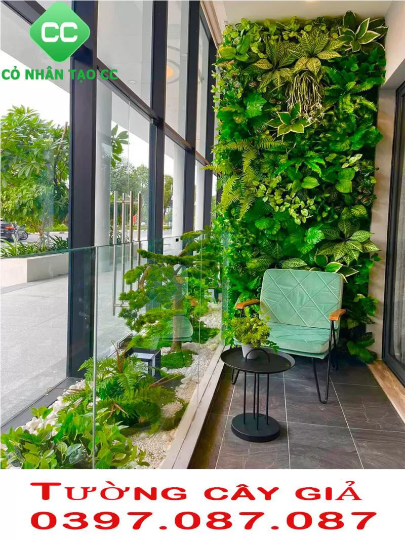 Tường cây giả Quận 11 Hồ Chí Minh
