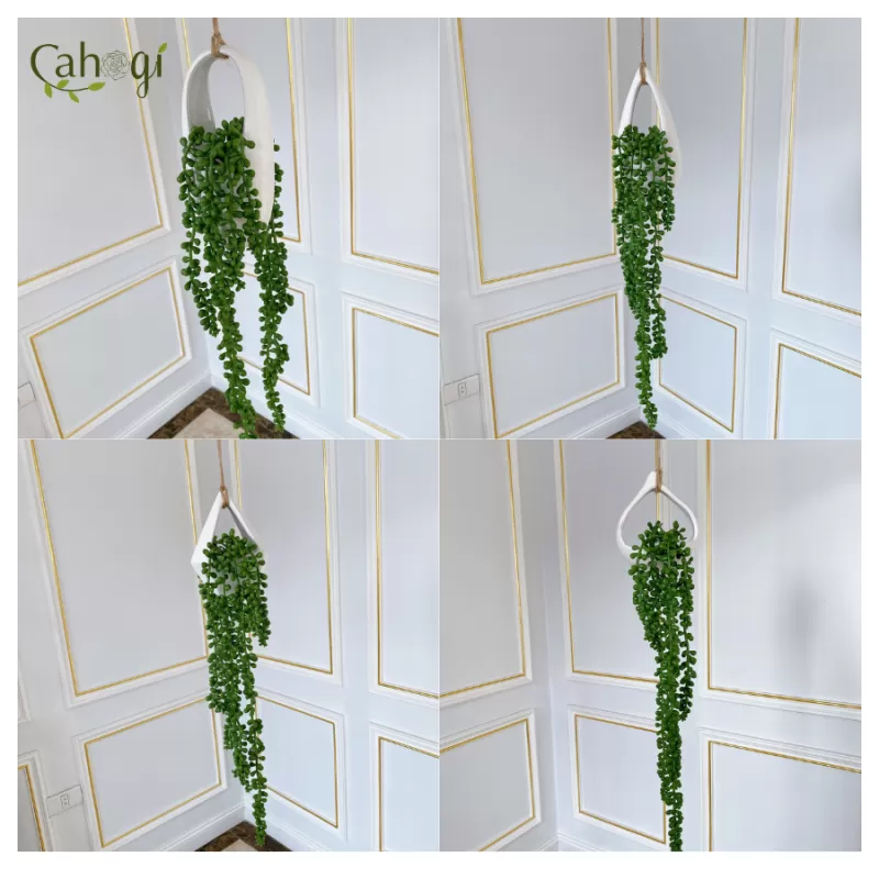 Giỏ Sứ Cắm Hoa Decor Tạo Hình Độc Đáo 