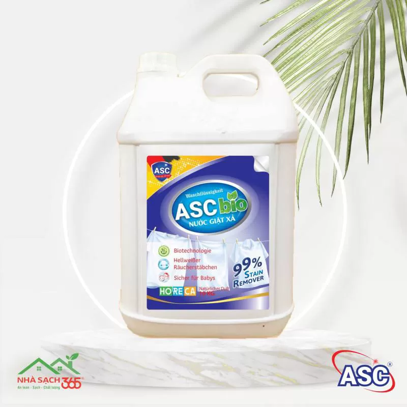 Nước Giặt Xả Công Nghiệp ASC Hương Ngàn Hoa 10kg