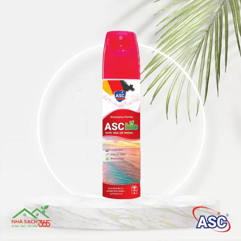 Nước Hoa Xịt Phòng ASC Đỏ 300g