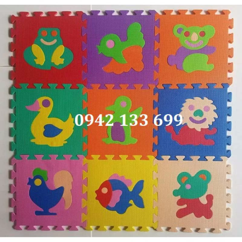 Thảm Trải Sàn Cho Bé Hình Con Vật 