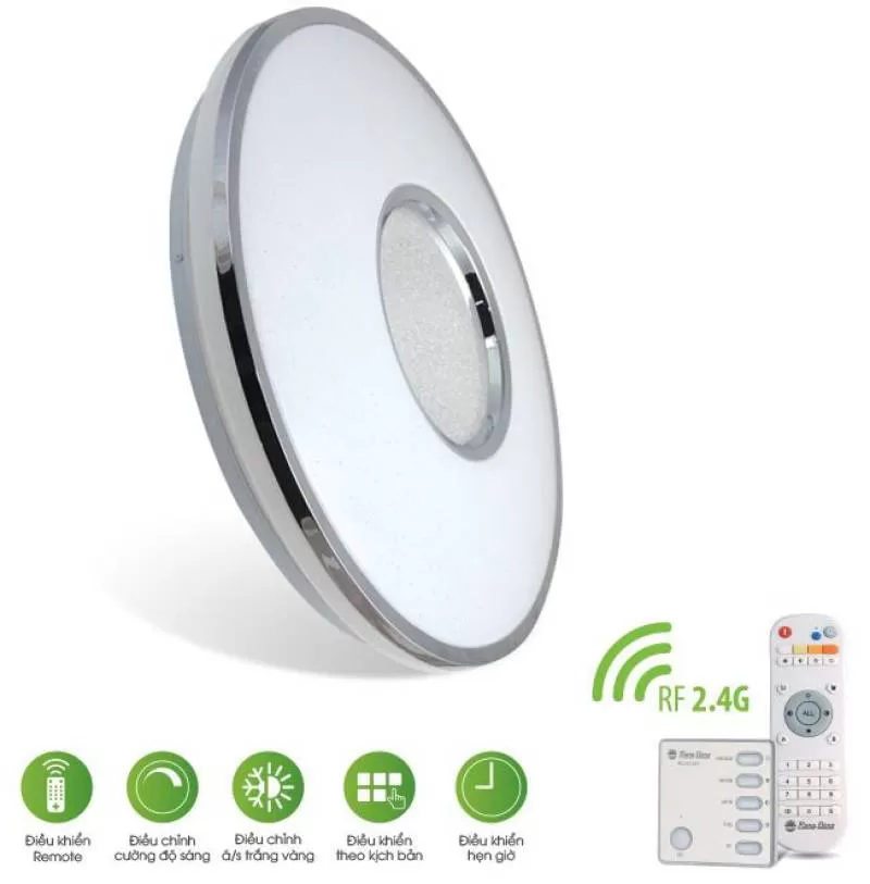 LED Ốp trần 490/40W DIM+CCT+RF 