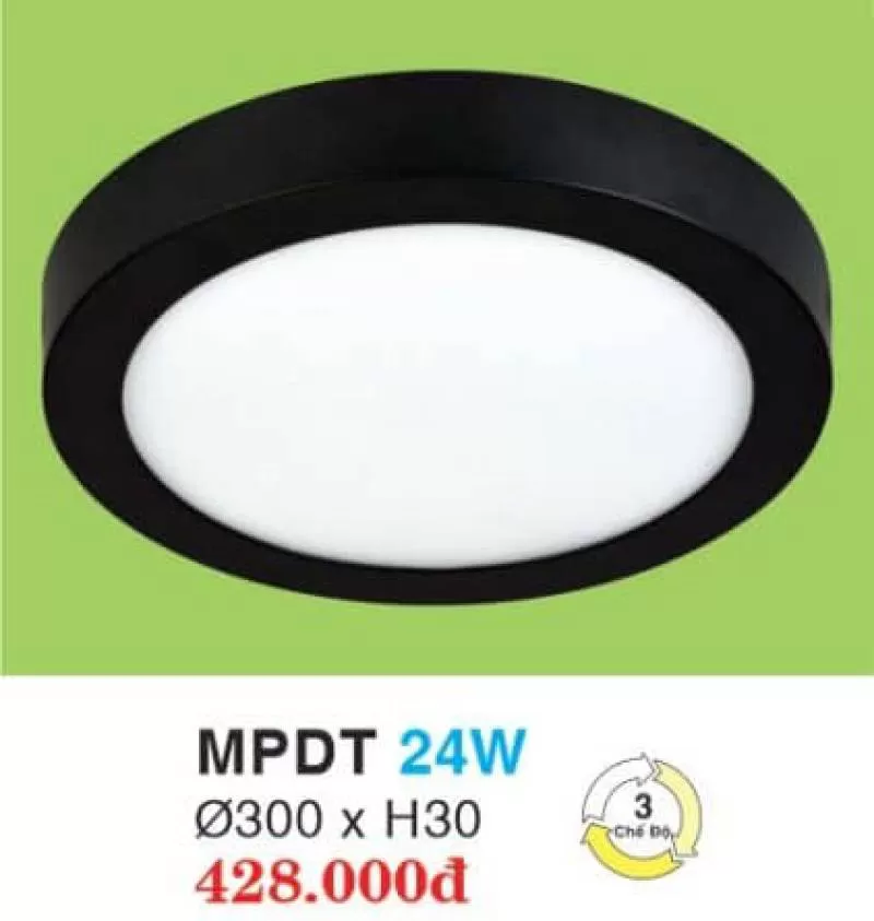 Đèn led âm trần hợp kim cao cấp MPDT 24W HUFA