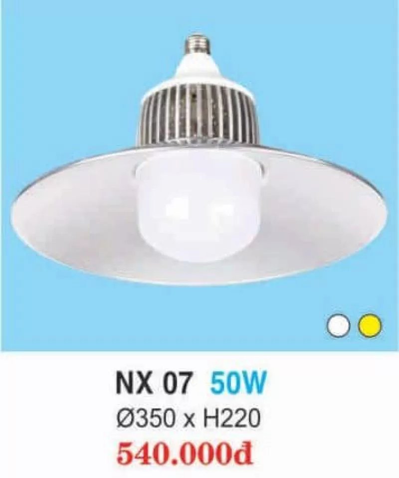 Đèn Led Nhà Xưởng Hợp Kim Nhôm Cao Cấp NX 50W HUFA