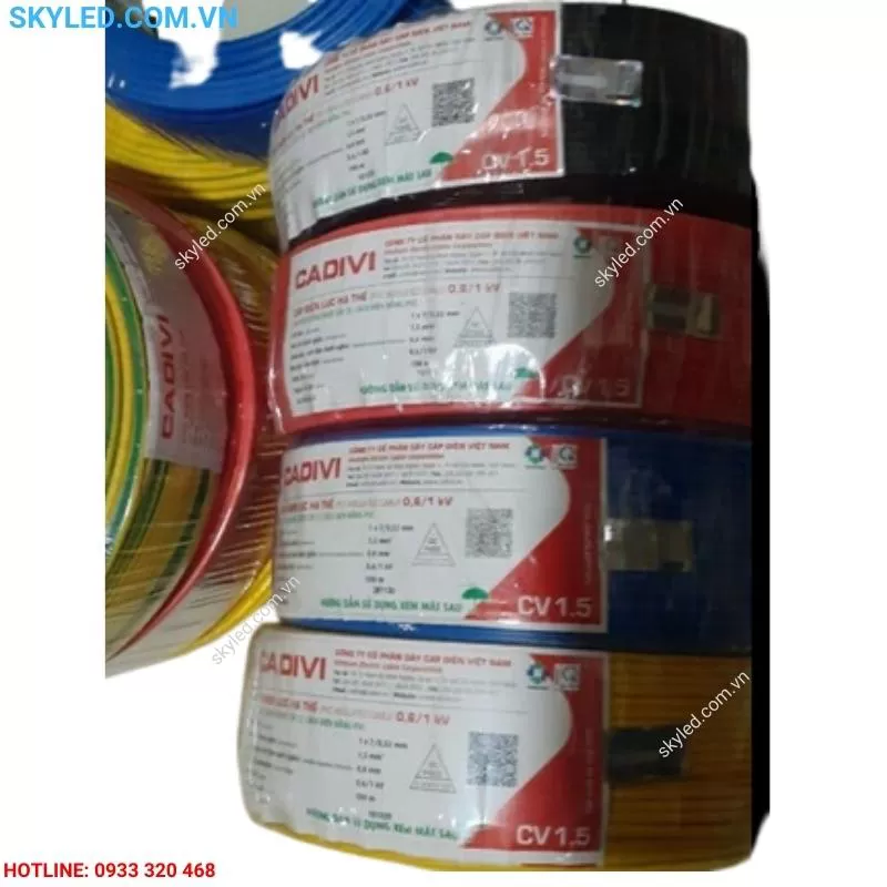 Dây điện Cadivi CV 1.5 - - SKYLED.COM.VN 