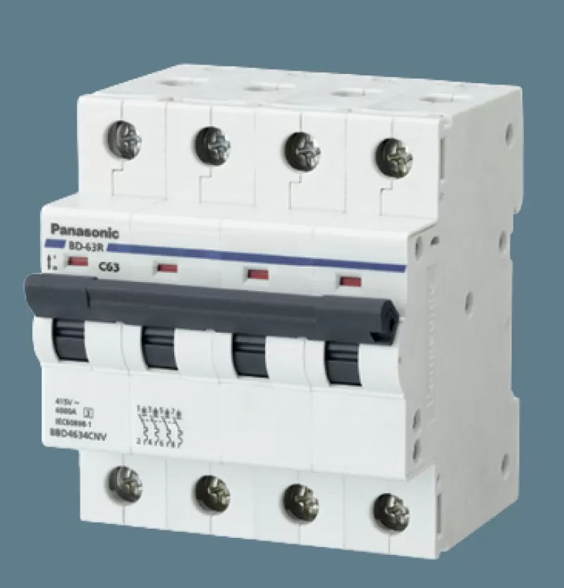 Cầu dao tự động MCB 4P Panasonic 100A BBD410041C 