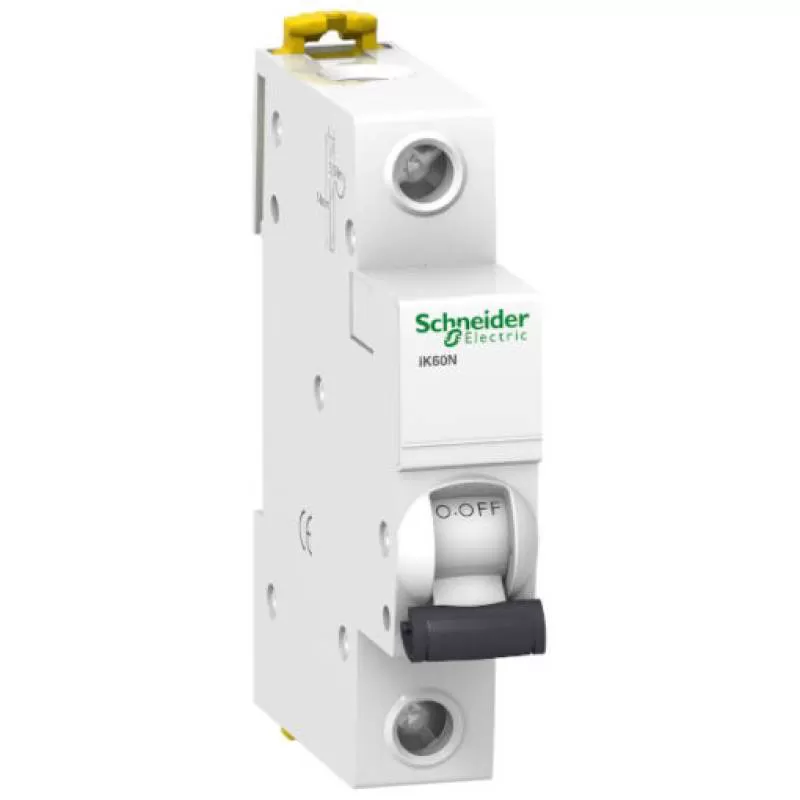 MCB 1P 63A, 6kA, Schneider, mã A9K24163