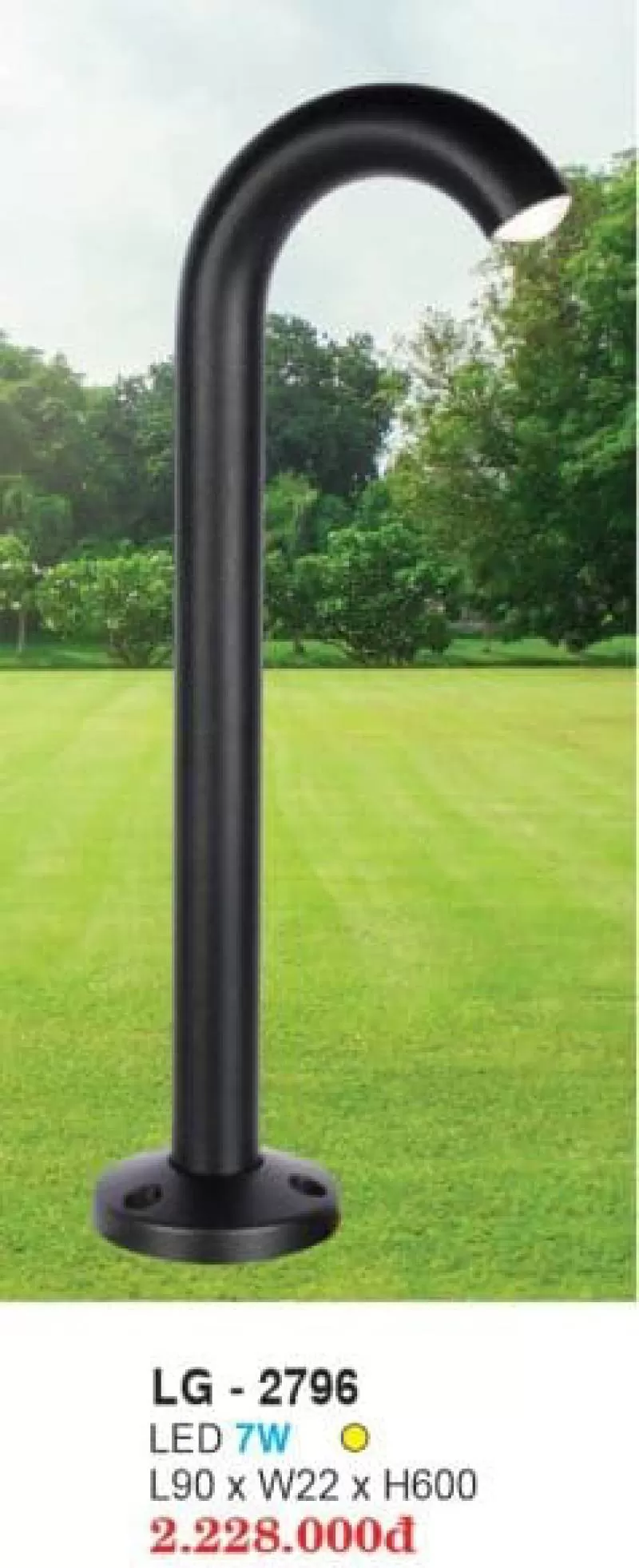 Đèn sân vườn LG-2796 10W + 1W 