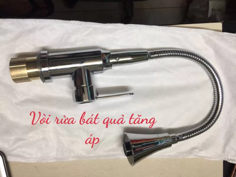 vòi rửa bát mềm mạ Homaya-43 
