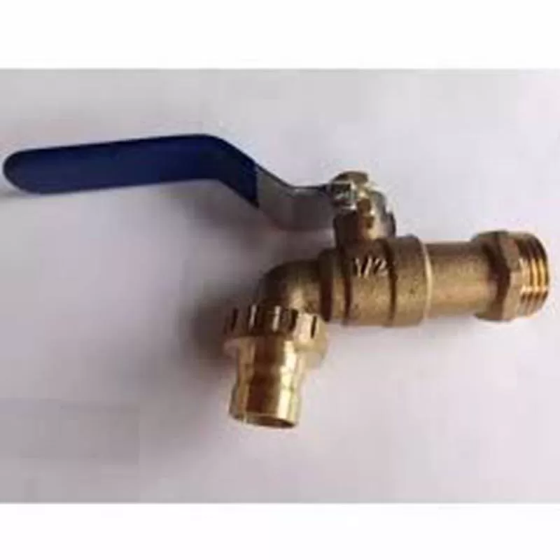 Vòi gạt mạ đồng tay xanh d21 