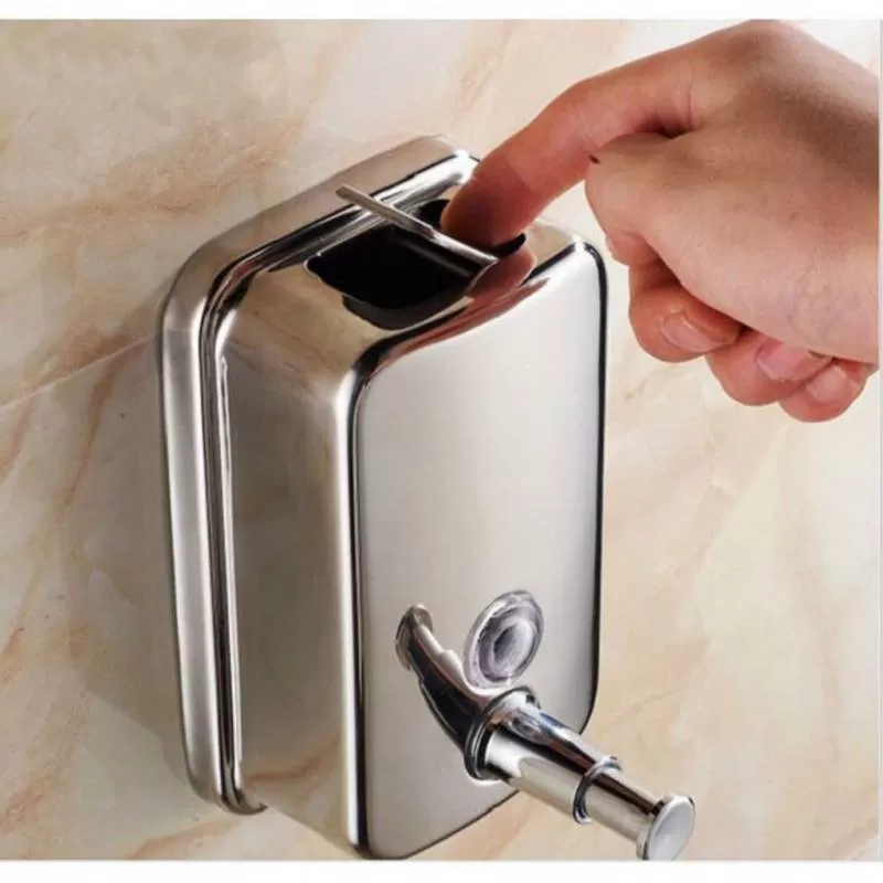 Bình đựng xà bông gắn tường inox