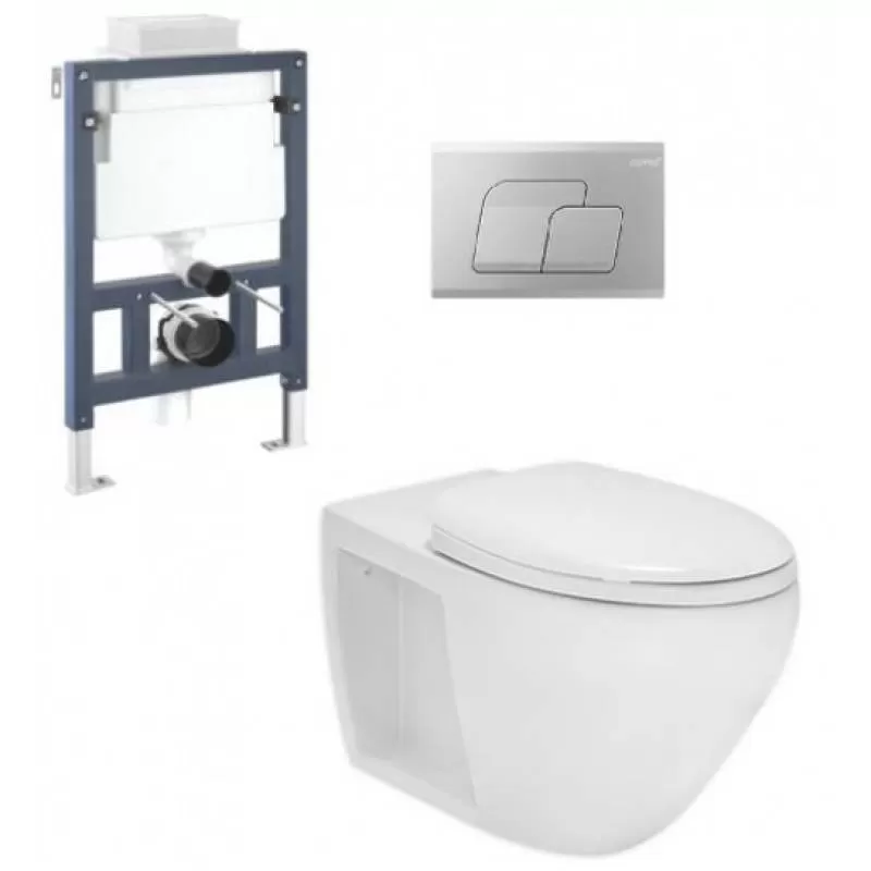 Bồn Cầu Treo Tường Nắp Đóng Êm Unique Chính Hãng Cotto SC198517(F)