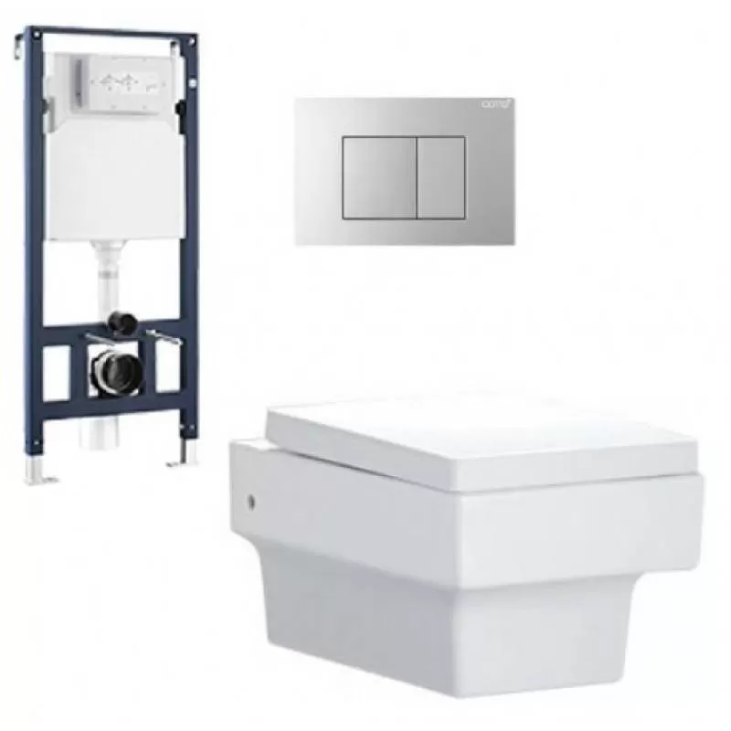 Bồn Cầu Treo Tường Nắp Rửa Điện Tử Simply Modish Chính Hãng Cotto SC19777(F)