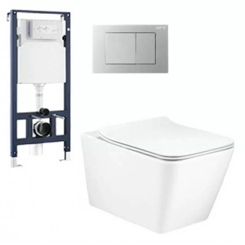 Bồn Cầu Treo Tường Nắp Đóng Êm Simply Modish Thoát Ngang Chính Hãng Cotto SC197627(F) 