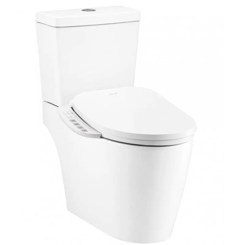 Bàn Cầu 2 Khối Nắp Điện Tử Chính Hãng COTTO C167507(CV6) Harmony