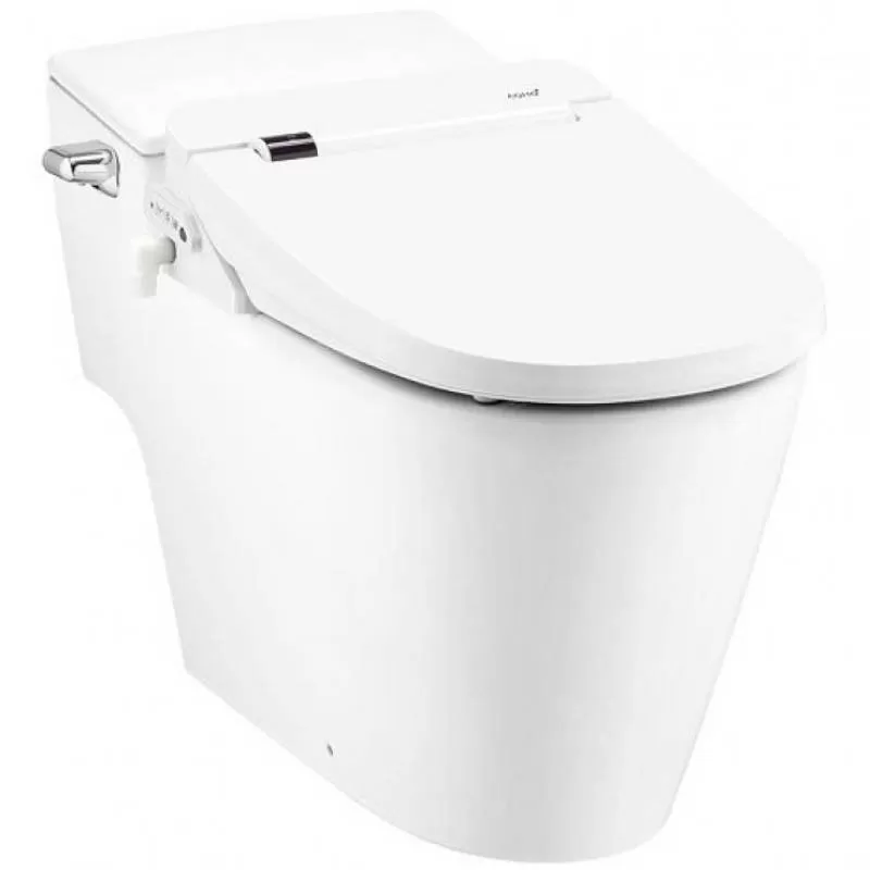 Bàn Cầu 1 Khối Nắp Điện Tử Chính Hãng COTTO C103347(CV4) Simply Connect