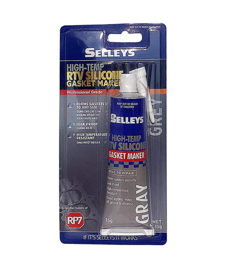 Keo thế ron Selleys Grey High-temp RTV Silicone 85gr