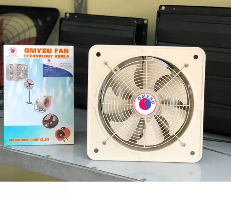 Quạt Thông Gió Vuông Omysu FS15 (30w-220V)