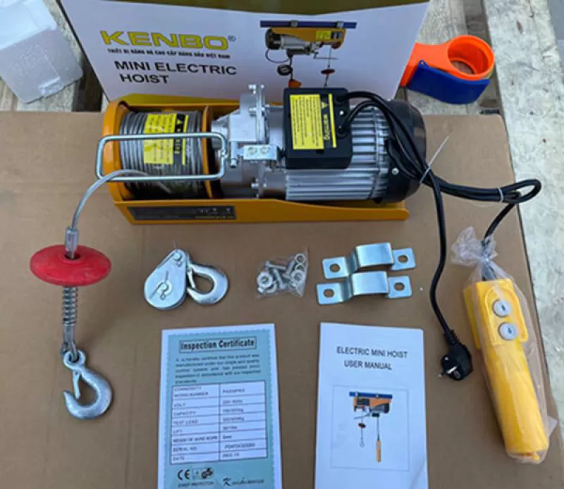 Máy Tời Treo Kenbo PA800-30m - BH 06 tháng