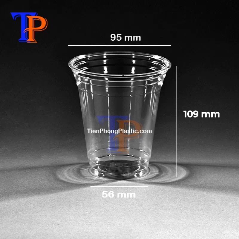 CỐC NHỰA ĐÁY BẰNG 400 MML