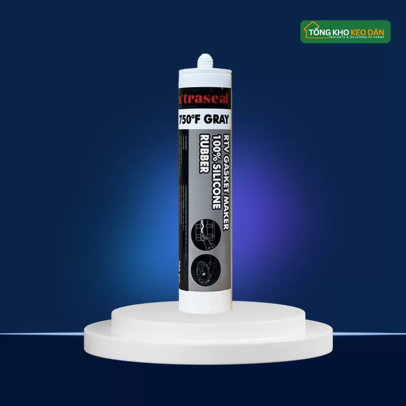 Keo tạo gioăng chịu nhiệt X’traseal 750°F Gray RTV Silicone