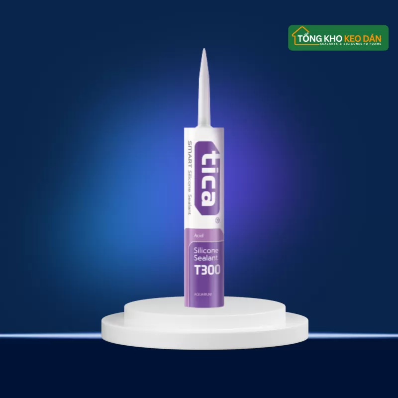 Keo Silicone Tica T300 gốc Axit - Tổng Kho Keo Dán Saha