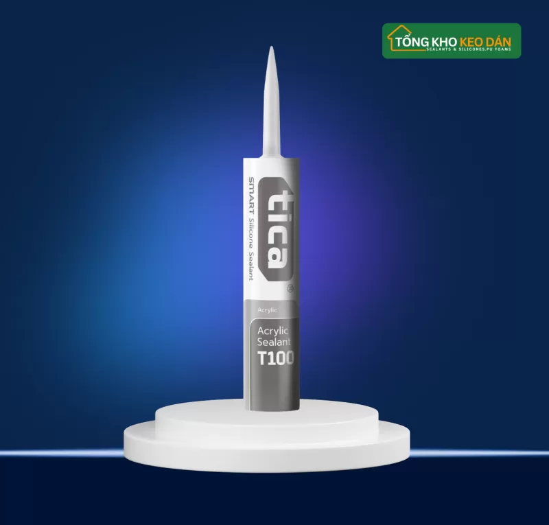 Keo Tica T100 Acrylic Sealant - Trám trên mọi vật liệu