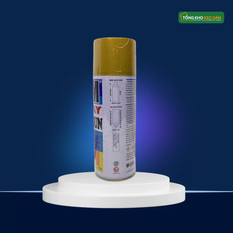 Sơn xịt ATM A400 màu vàng đồng (Rich Gold) 