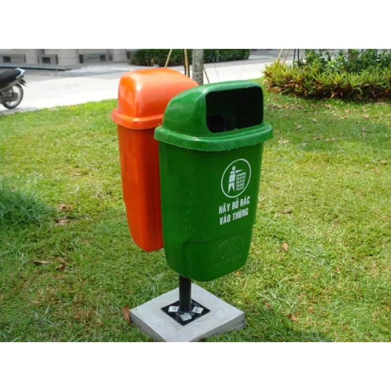 Thùng rác treo đôi 50L 