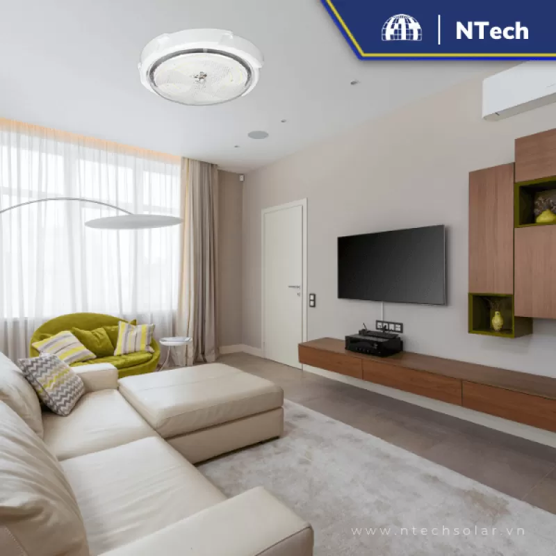 Đèn ốp trần năng lượng mặt trời 300w NT-LC300