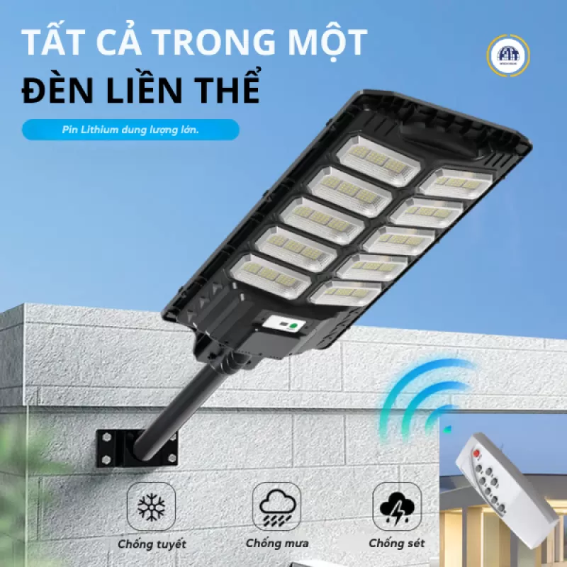Đèn năng lượng mặt trời liền thể 1000w JD-Q1000