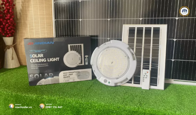 Đèn ốp trần năng lượng mặt trời 200w JD-A260