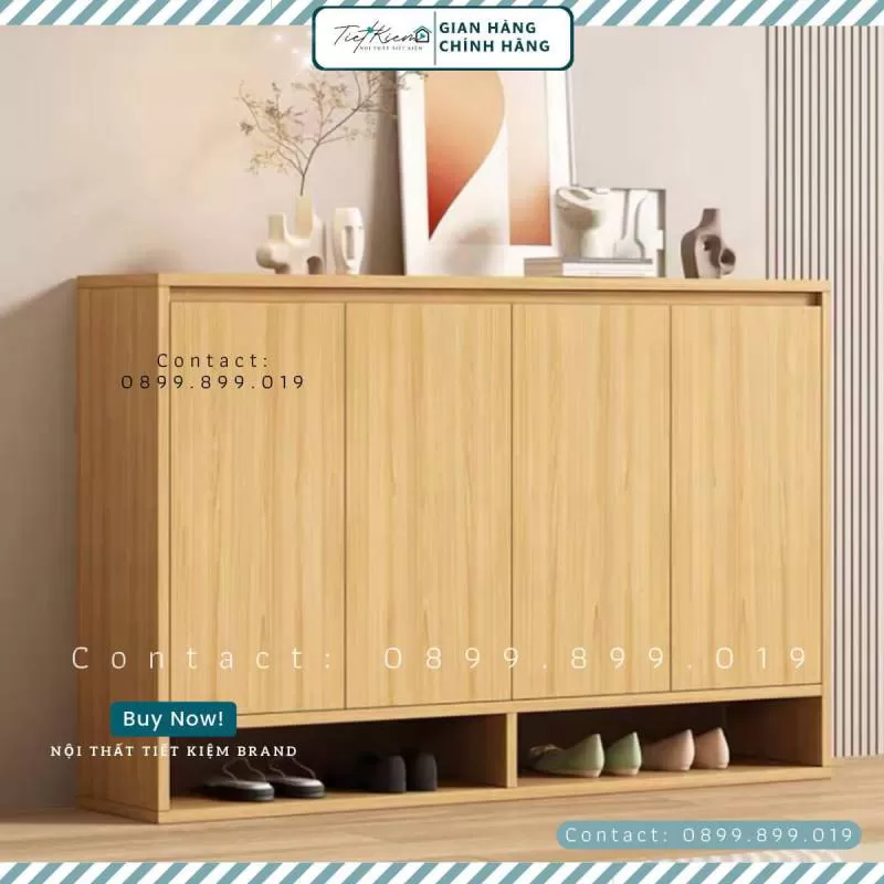Tủ Giày Cửa Mở, Thiết Kế Sang Trọng, Phù Hợp Mọi Không Gian