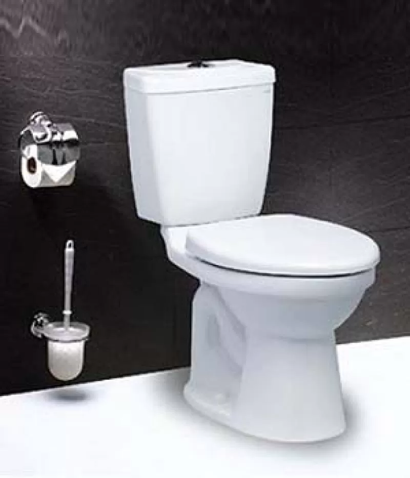 Bồn cầu 2 khối Caesar CDS1325 (2 nhấn -Nắp đóng êm)