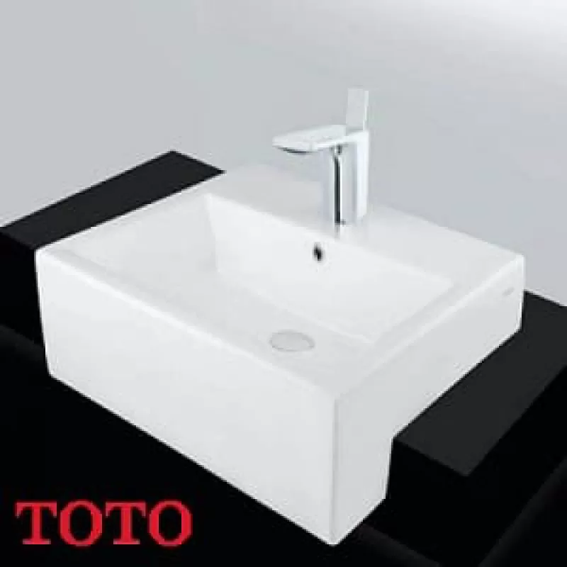 Chậu rửa bán âm bàn TOTO LW647CJW/F 