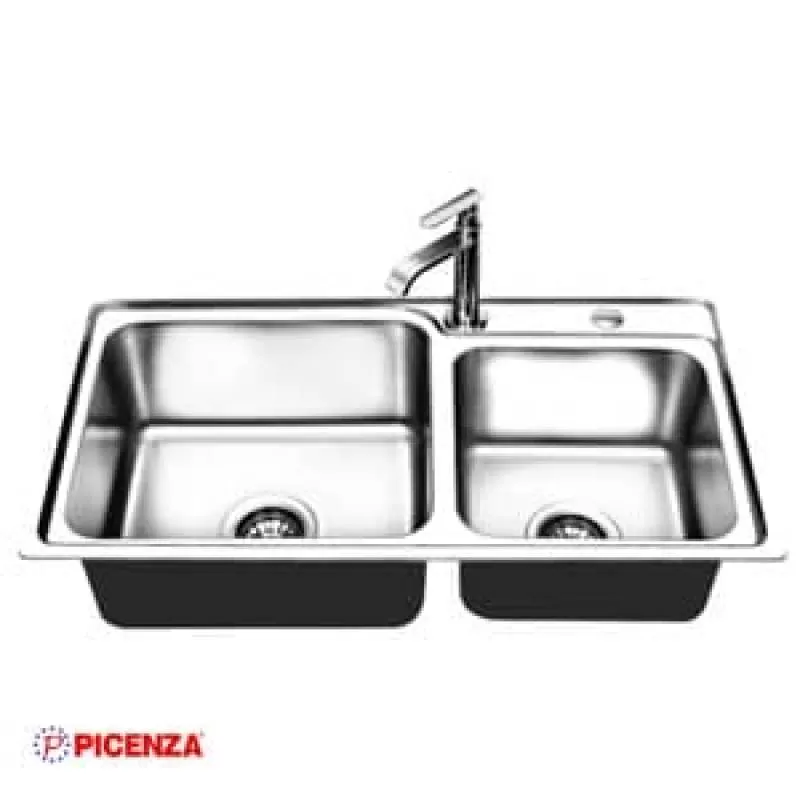 Chậu rửa bát Inox Picenza PZ8043 (810x430x220mm)