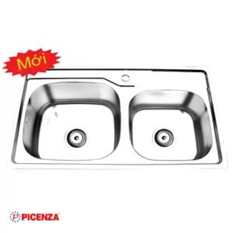 Chậu rửa bát Inox Picenza TB17 (800x450x193mm)