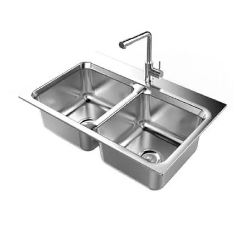 Chậu rửa bát inox 2 hố Sơn Hà A79 (795 x 520 x 220mm)