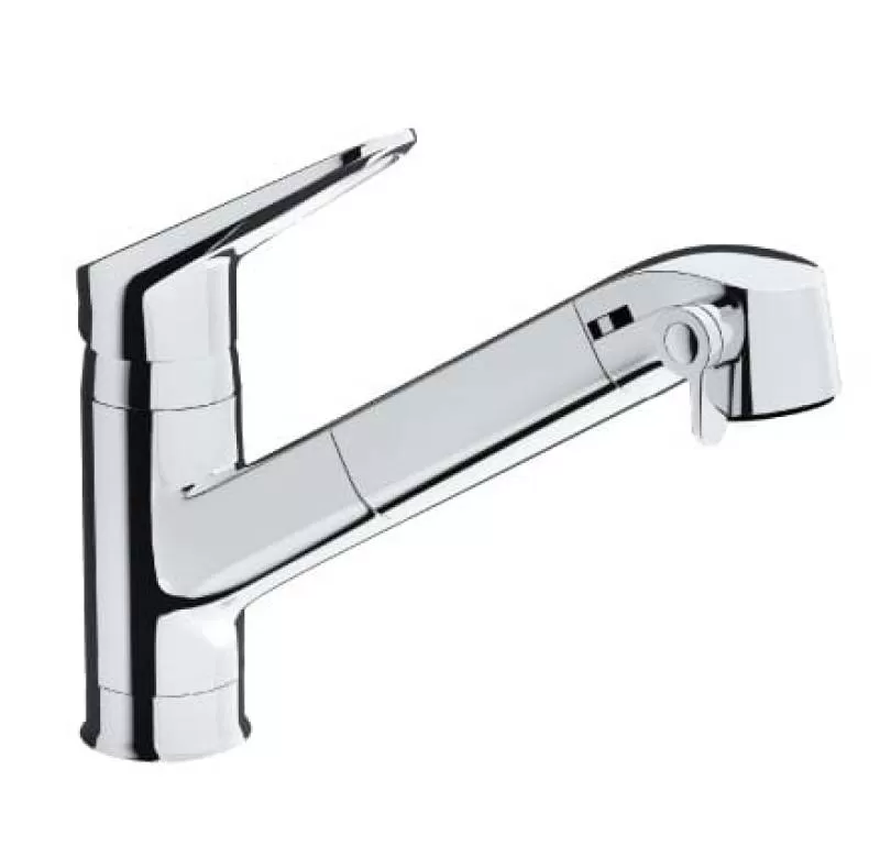 Vòi rửa bát nóng lạnh inax JF-6450SX (dây rút)