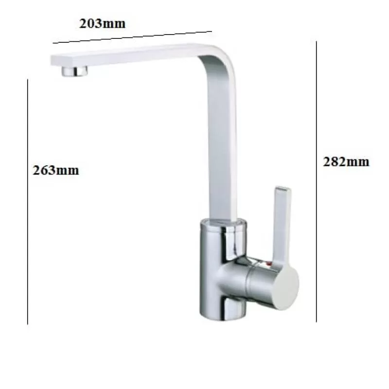 Vòi rửa bát nóng lạnh Caesar K665C